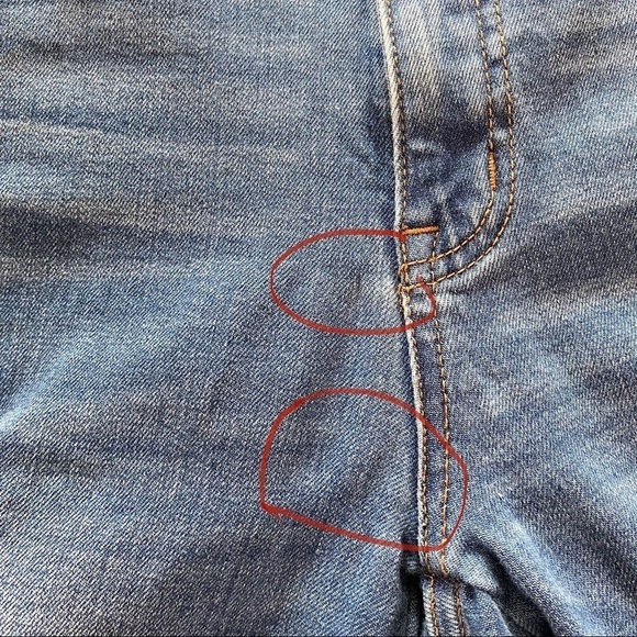 AEROPOSTAL Skinny Destroyed Denim Overalls Jeans 6 - Picture 9 of 13